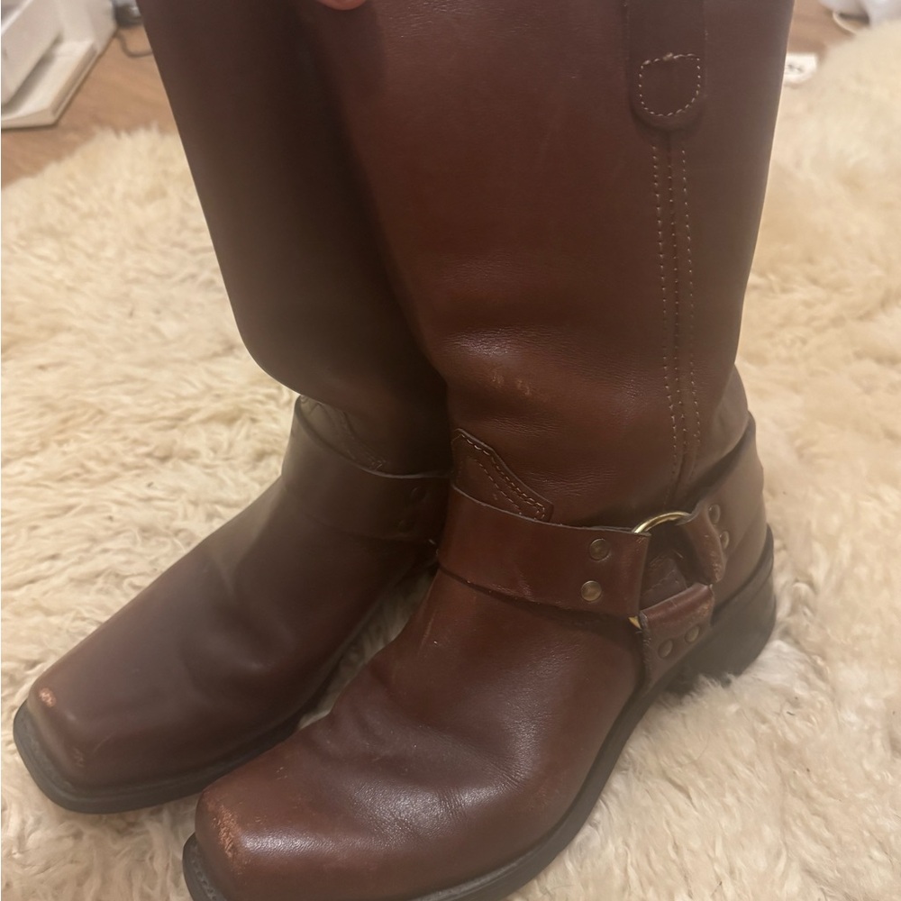 Vintage “Sears” leather boots in pristine condition! - Picture 8 of 9